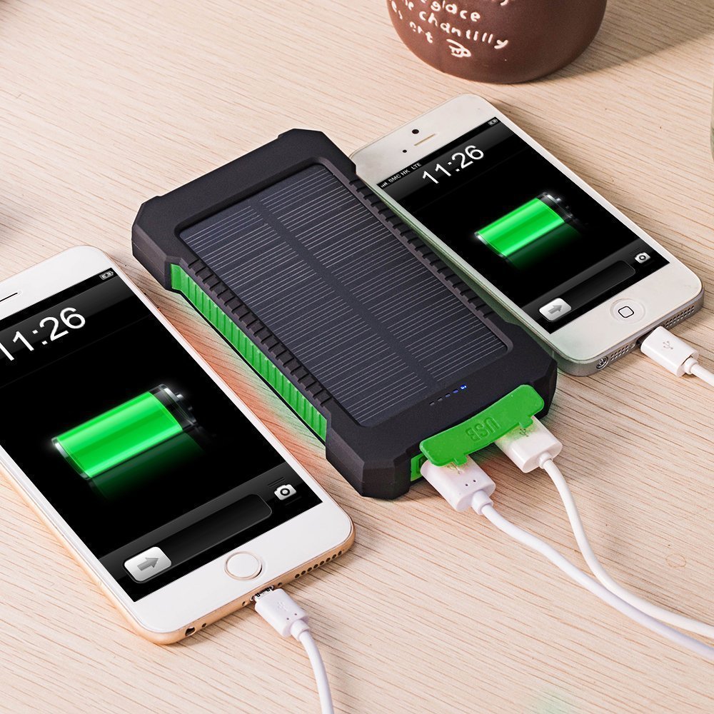 Ultra-Thin Solar Phone Charger Camping Light